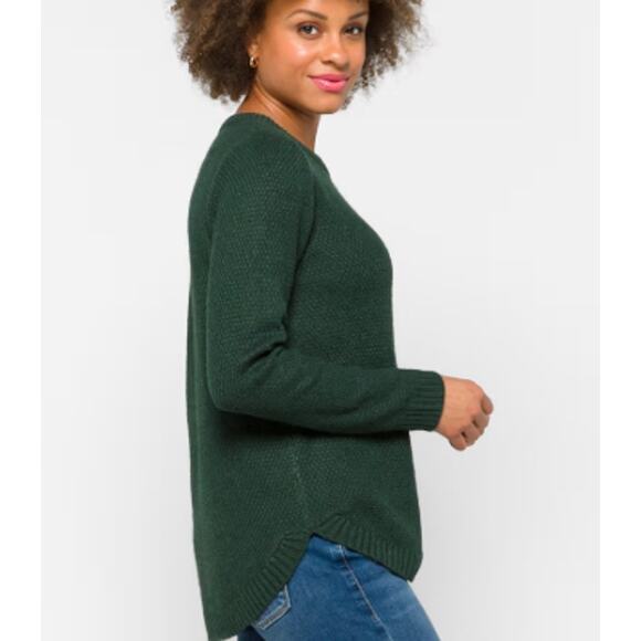 Pink Clover Textured Sweater Sz M Dark Green - Picture 1 of 7